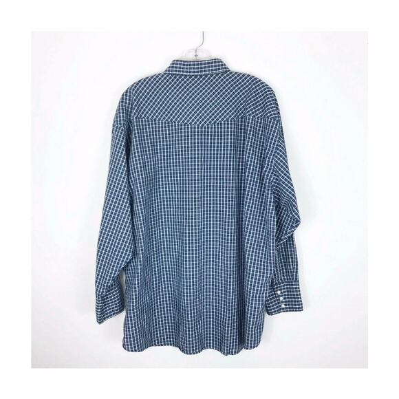 Saddle King Vintage Shirt Mens Size 17.5 Pearl Snap Western Rockabilly Plaid USA - Picture 3 of 6